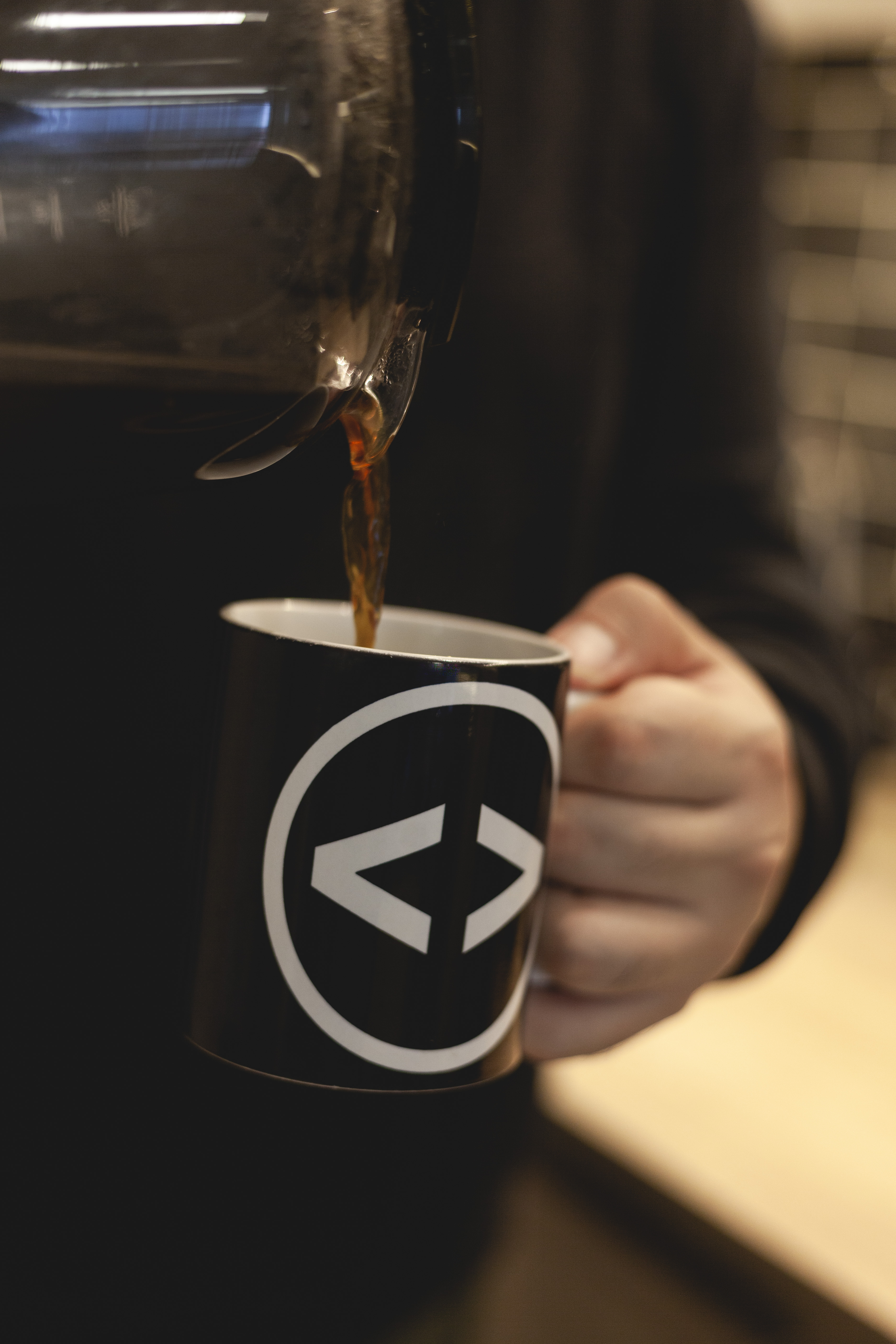 Equipped kitchen area with coffee machines